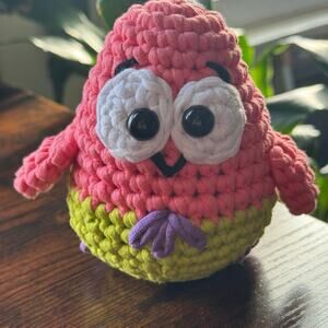 *Pre-made Plushie* Woobles Nickelodeon SpongeBob SquarePants Patrick Star Plush